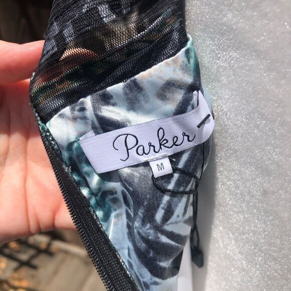 NWOT Parker Mirabella Palm Sleeveless Stripe Dress - Picture 10 of 13